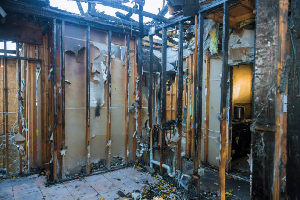 Professional Fire Damage Removal technician working in Souderton, PA